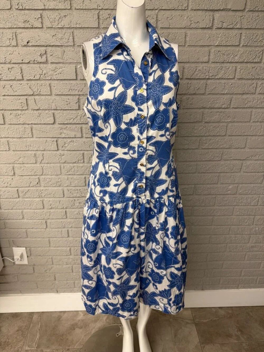 Lilly Pulitzer Sleeveless Drop Waist Dress Size 10